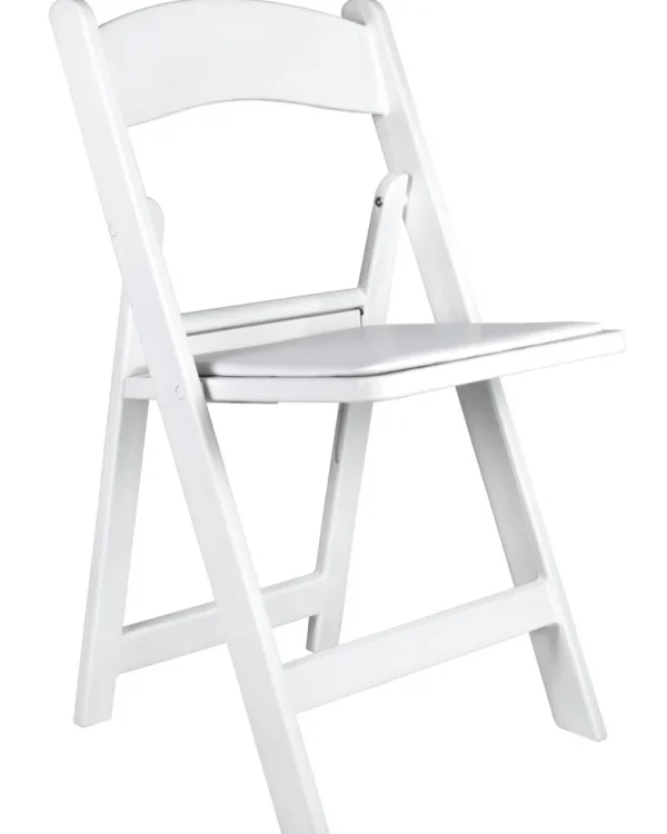 White Resin Folding Chair ($3 per item)