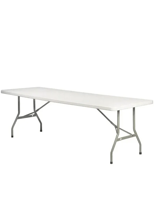 96" x 30" (6 Foot) Rectangle Heavy Duty Plastic Folding Table